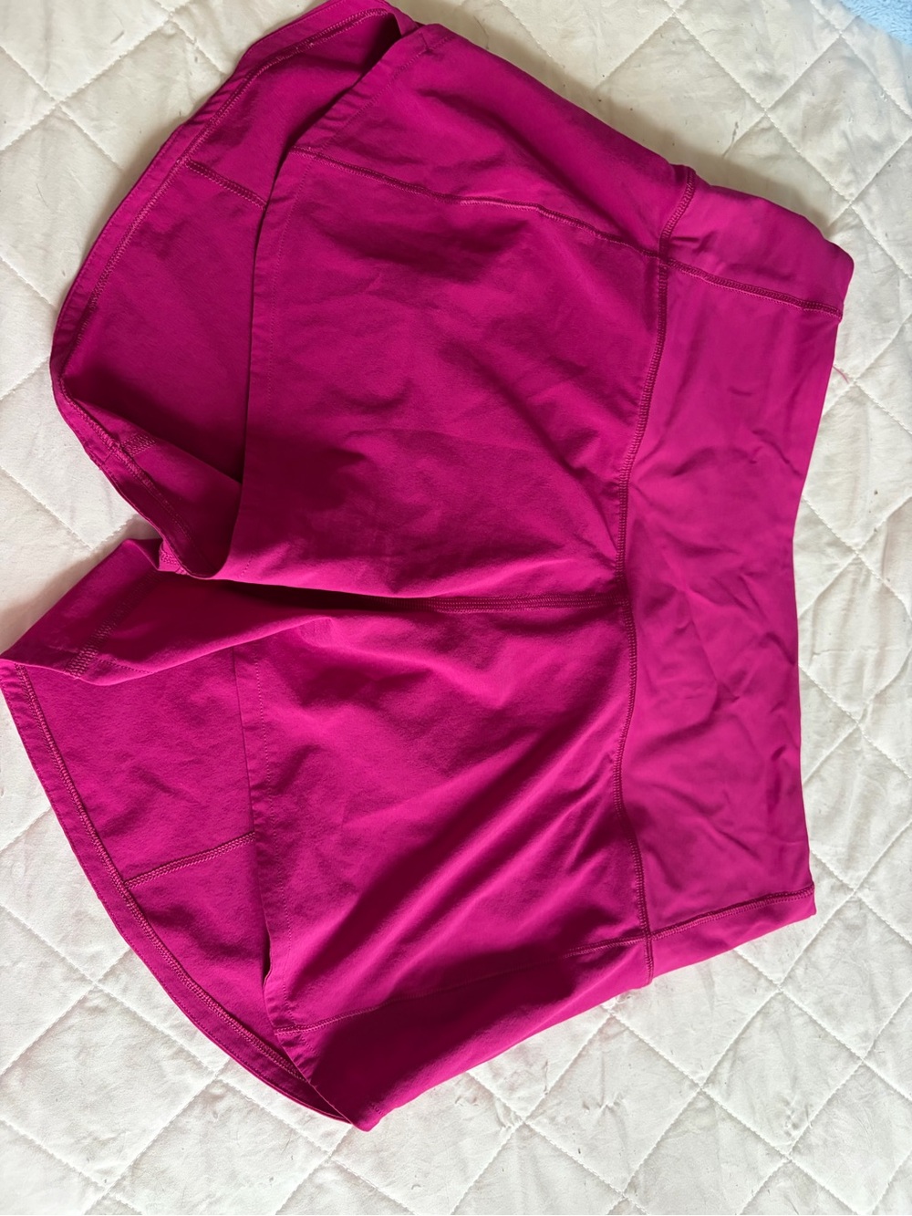 lululemon athletica Hot Magenta High-Rise Athletic Shorts